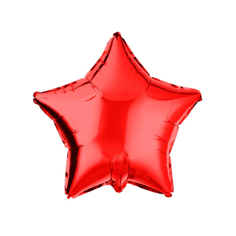 Adeer 18" Red Star-Shaped Foil Balloon Mylar Helium Balloons for Wedding Baby Shower Birthday Party Decorations, Pack of 20 - Image 2